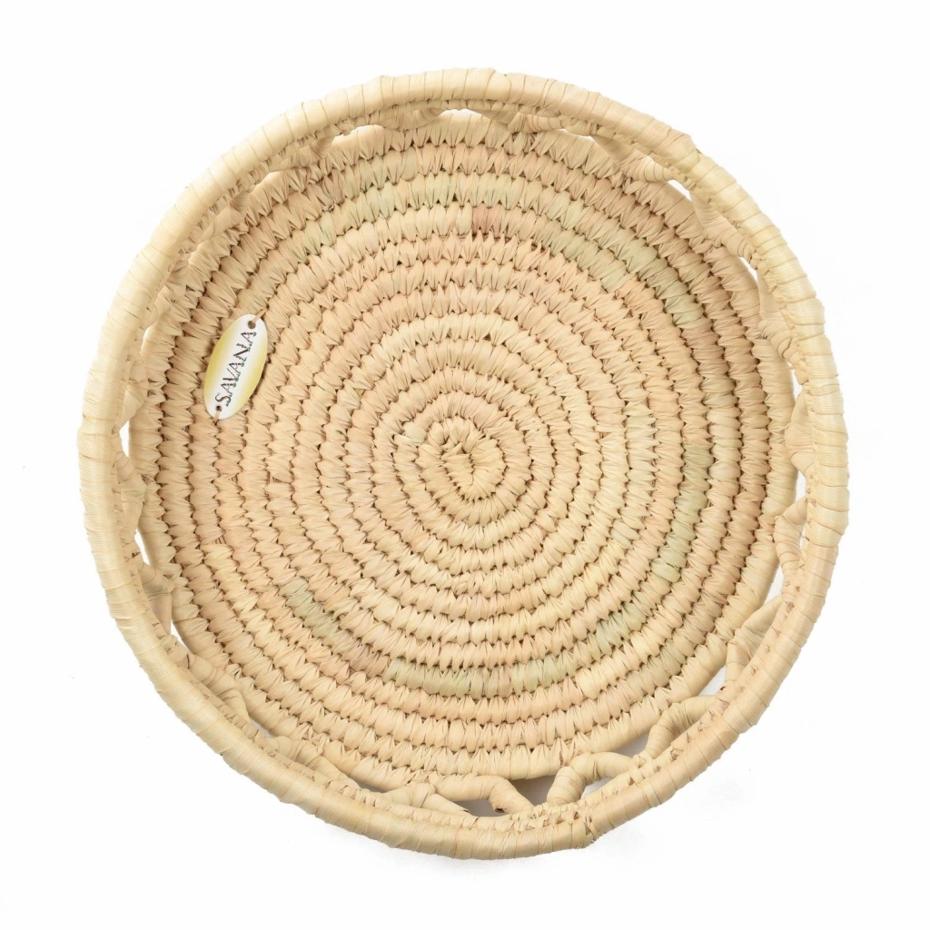 Salvia Hasır Duvar Tabağı Büyük Boy