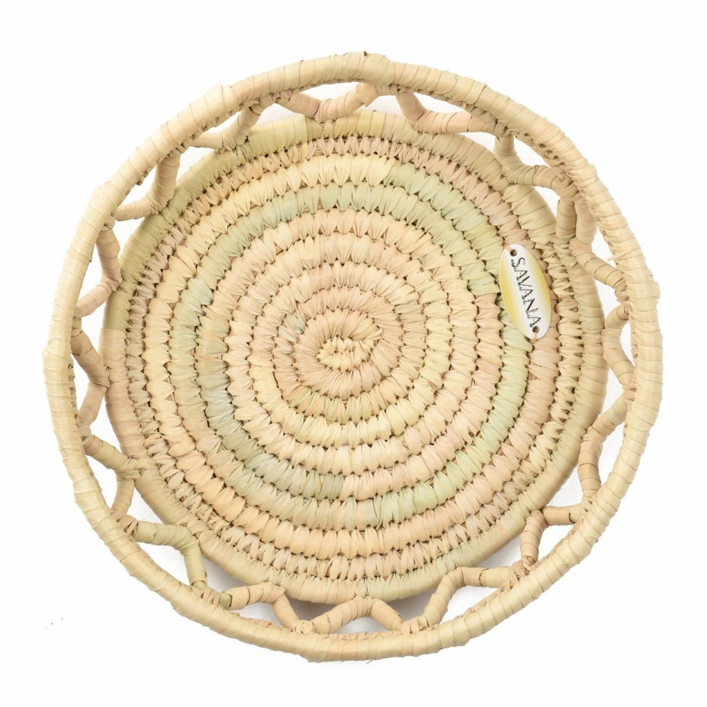 Salvia Hasır Duvar Tabağı Orta Boy 25 cm