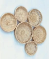 Prickly Hasır Duvar Tabağı Seti_ 6Lı Set