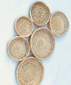 Salvia M1 Hasır Duvar Tabağı Seti_ 6Lı Set