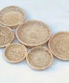 Salvia M1 Hasır Duvar Tabağı Seti_ 6Lı Set