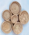 Salvia M3 Hasır Duvar Tabağı Seti_ 6Lı Set