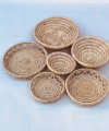 Salvia M3 Hasır Duvar Tabağı Seti_ 6Lı Set