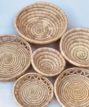 Salvia M3 Hasır Duvar Tabağı Seti_ 6Lı Set