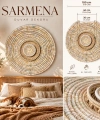 Sarmena Bohem Hasır Duvar Tabağı – 3LÜ
