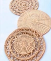 Unda Hasır Duvar Süsü Seti_ 3Lü Set