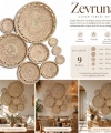 Zevruna Duvar Tabağı Seti – 9 Parça