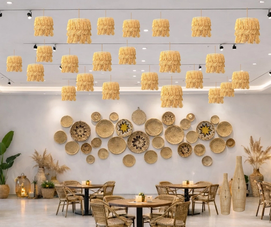 CAFE-OTEL VE RESTORANTLAR İÇİN ÇAP 45 DOĞAL SİLİNDİR SET