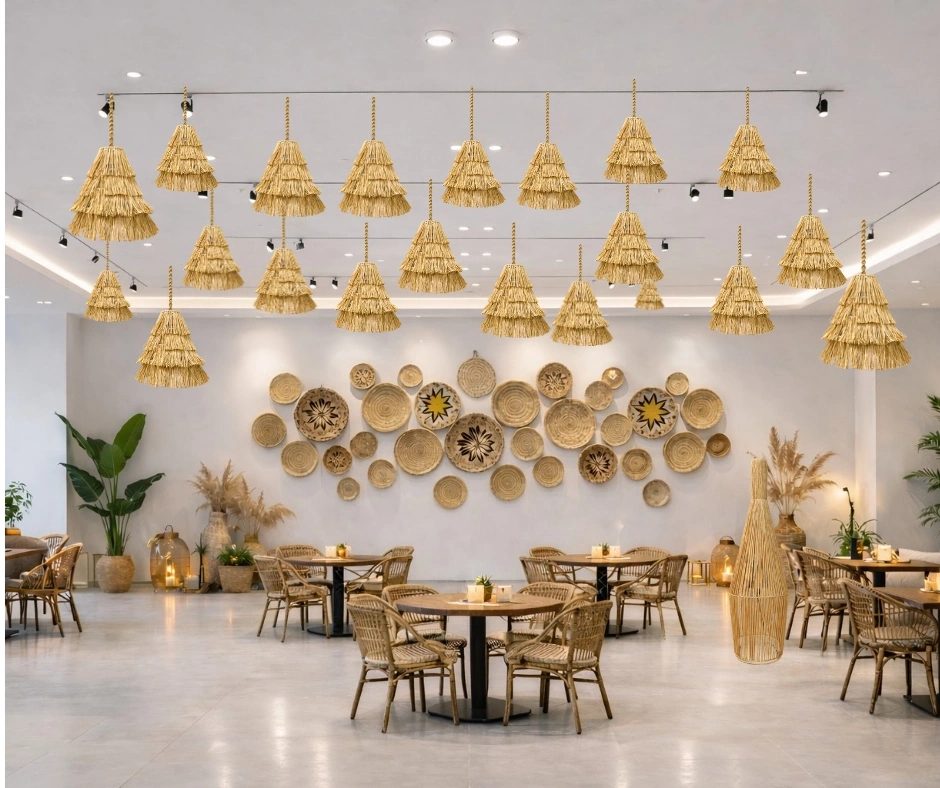 CAFE VE RESTORANTLAR İÇİN CONİK SAÇAKLI SET