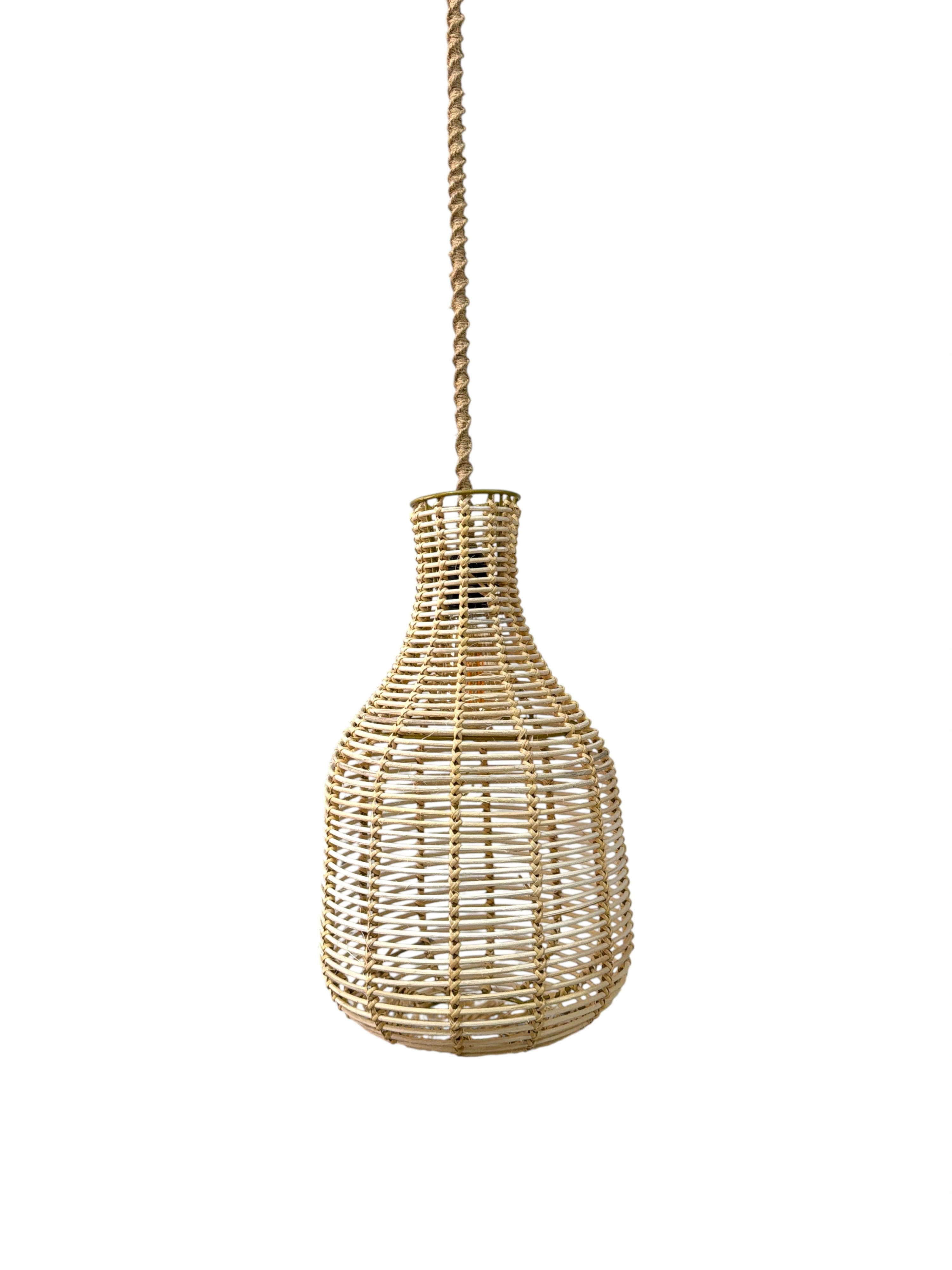 BOTTLE RATTAN AVİZE