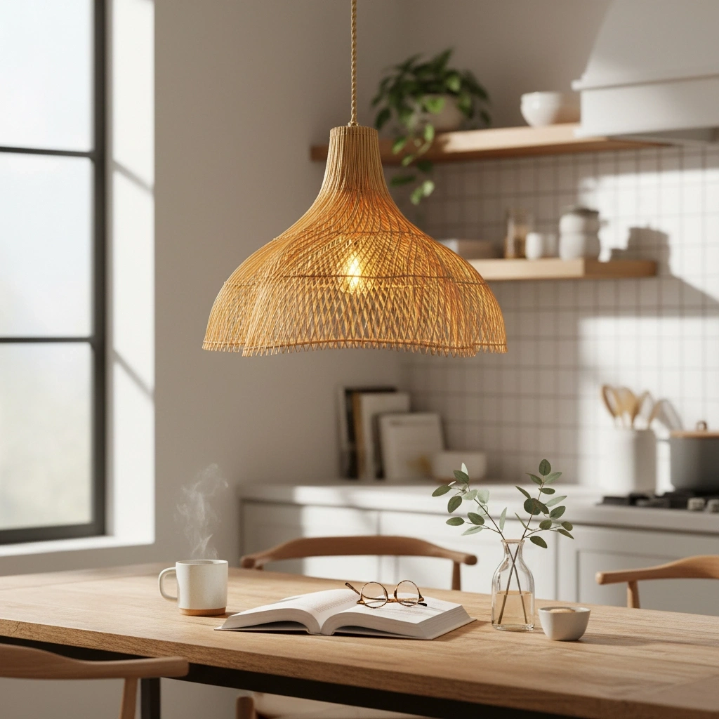 ÇİÇEK AVİZE RATTAN Q70