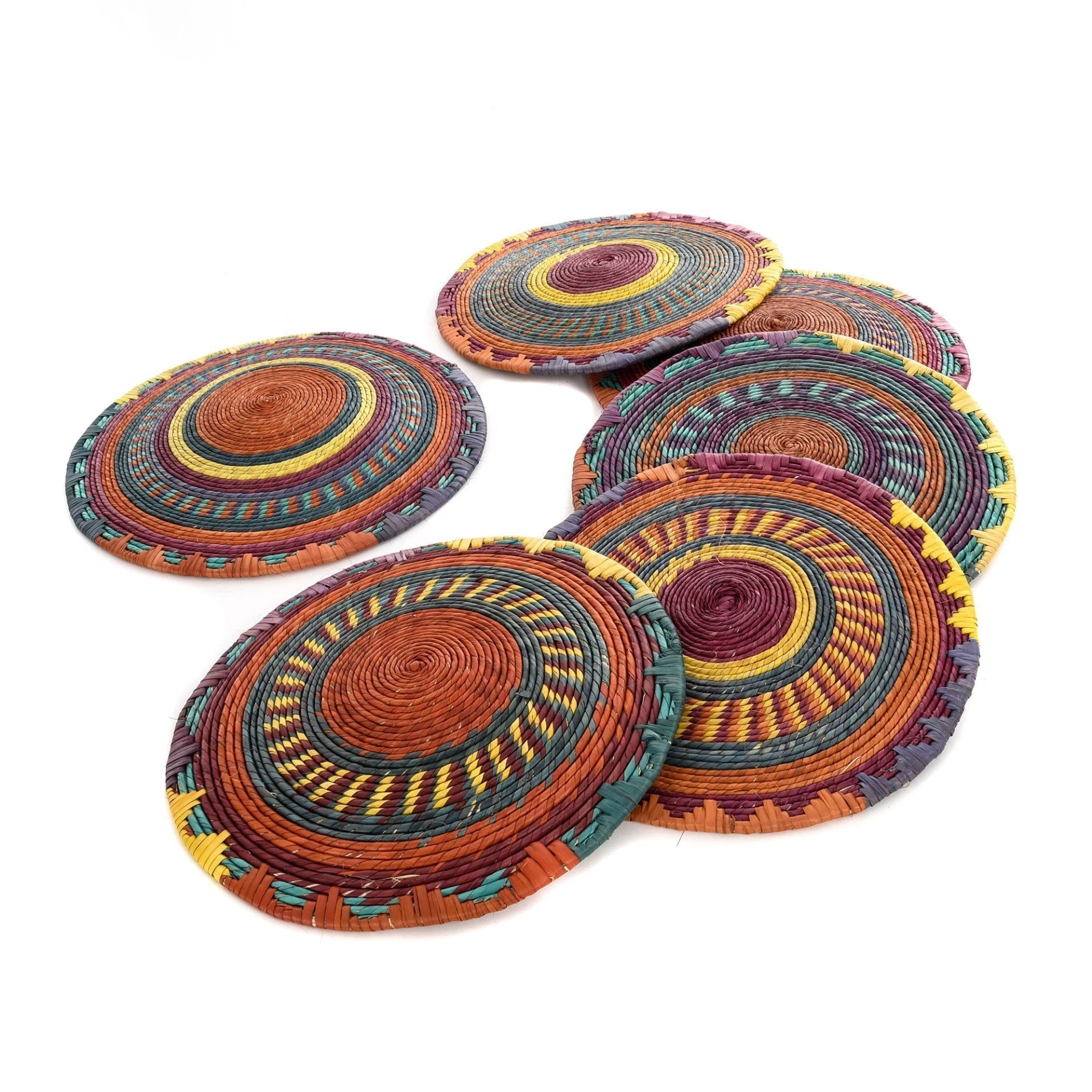 Gazanıa Hasır Duvar Tabağı_ 30 Cm