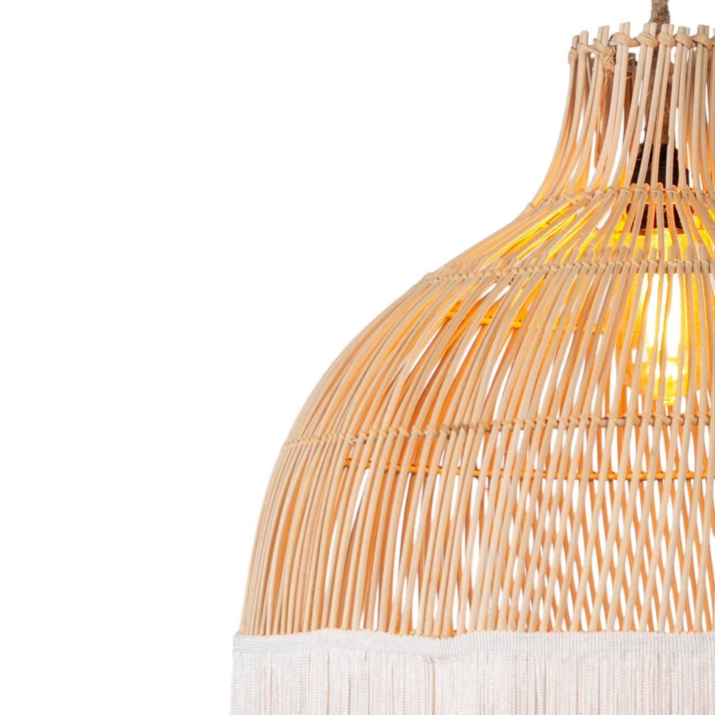 Madlen Püsküllü Rattan