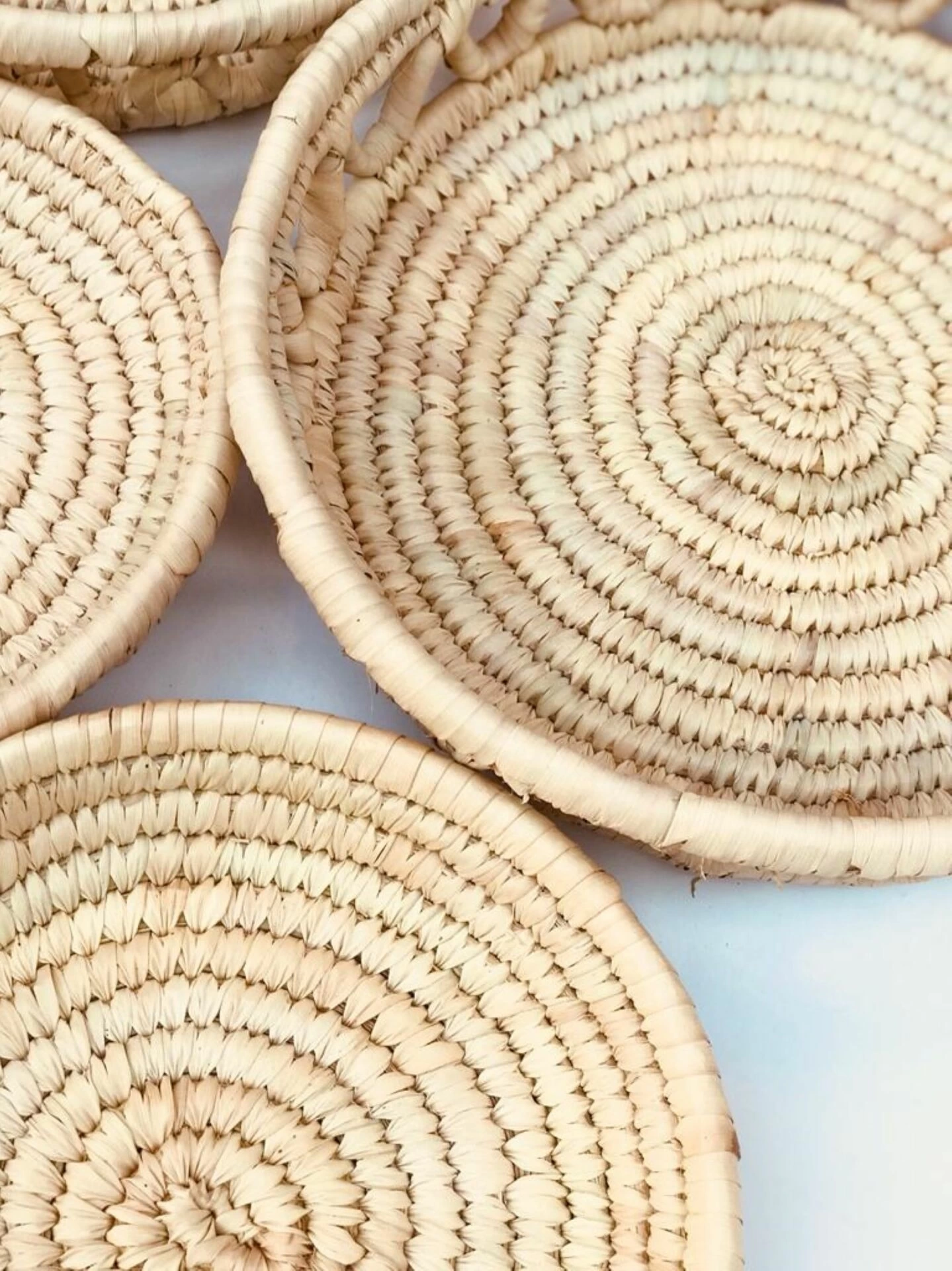 Prickly Hasır Duvar Tabağı Seti_ 6Lı Set