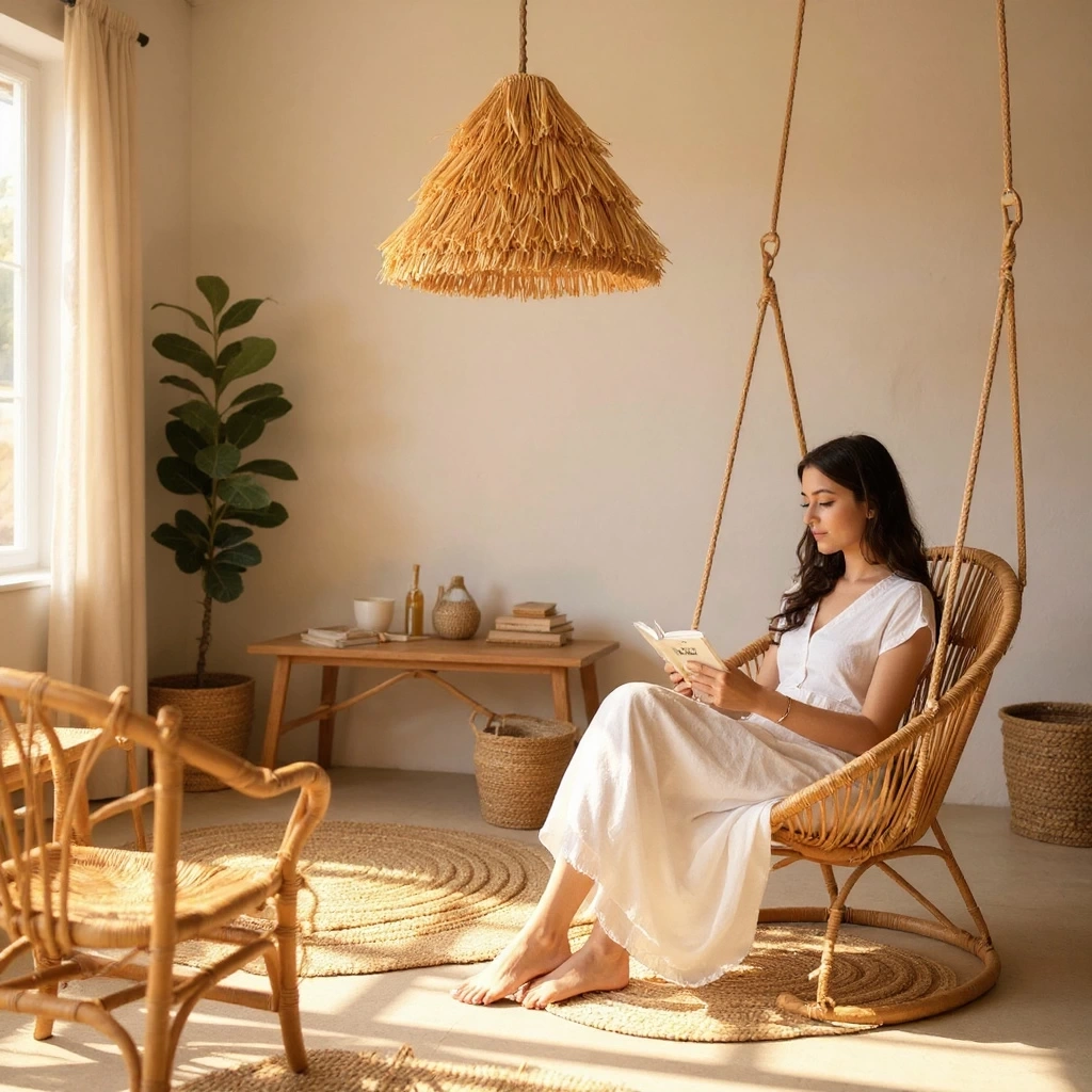 Rafya Konik Saçaklı