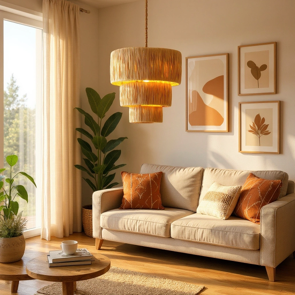 Rafya Mindos Sarkıt Avize