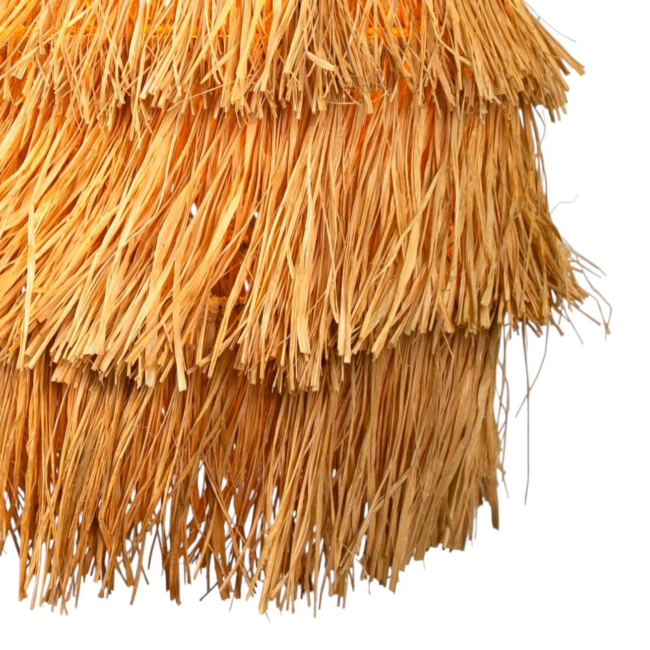 Rafya Spiral Bağlama Avize