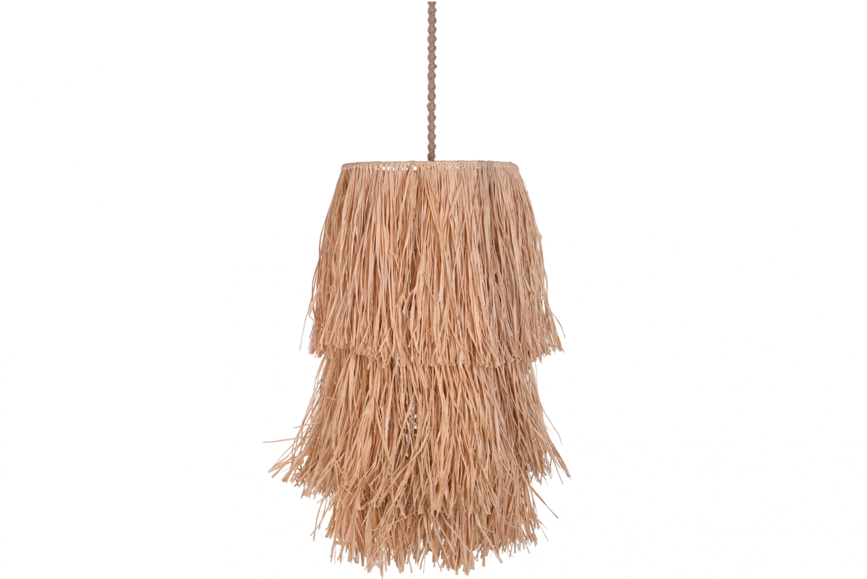 Rafya Uzun Saçaklı Avize