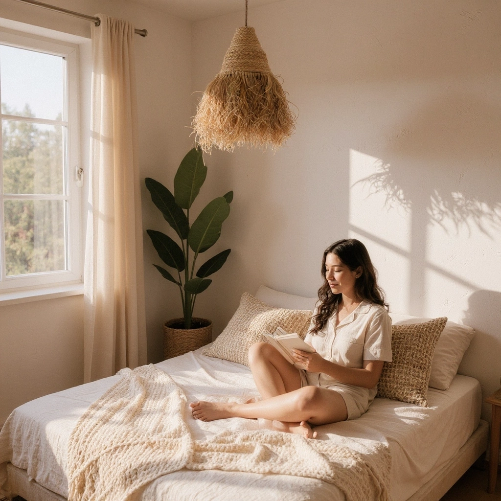 Rafya Yaz Güneşi Sarkıt Avize