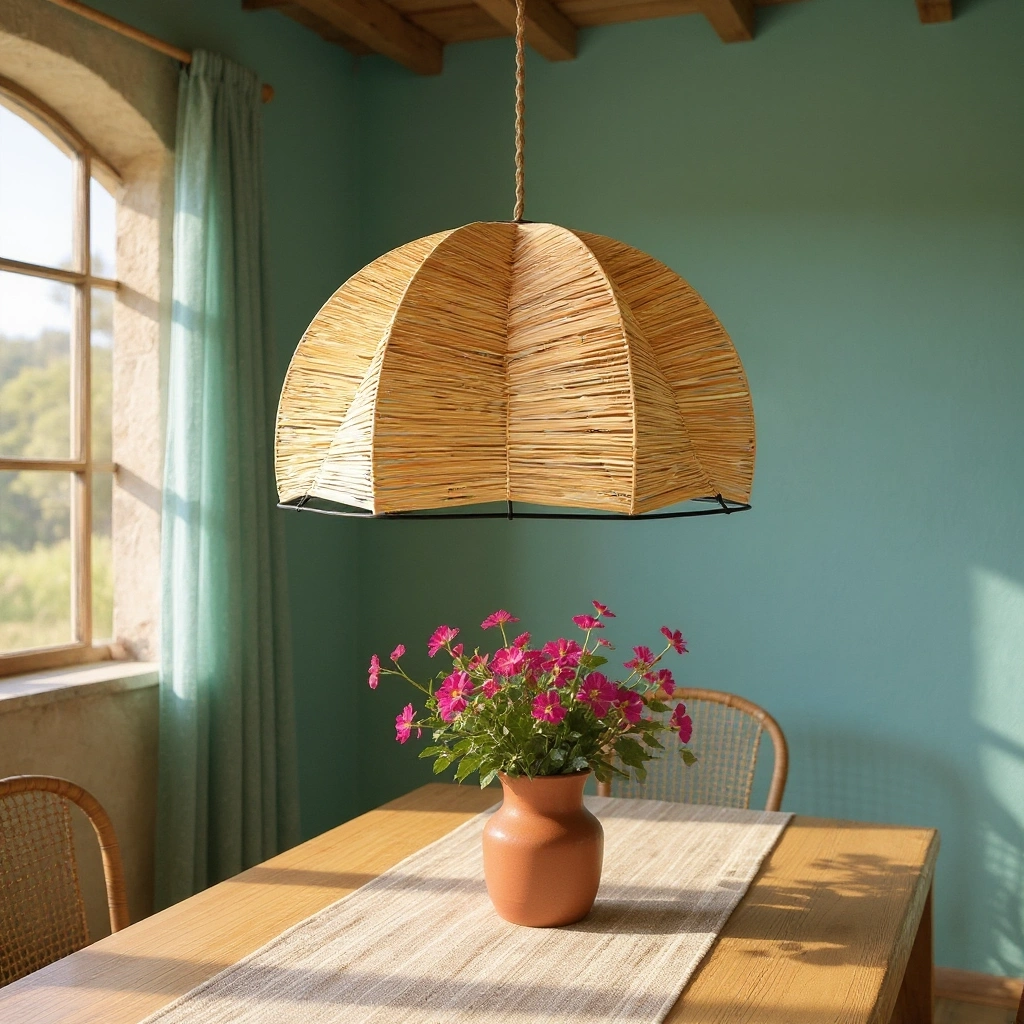 Rafya Yıldız Yan Avize