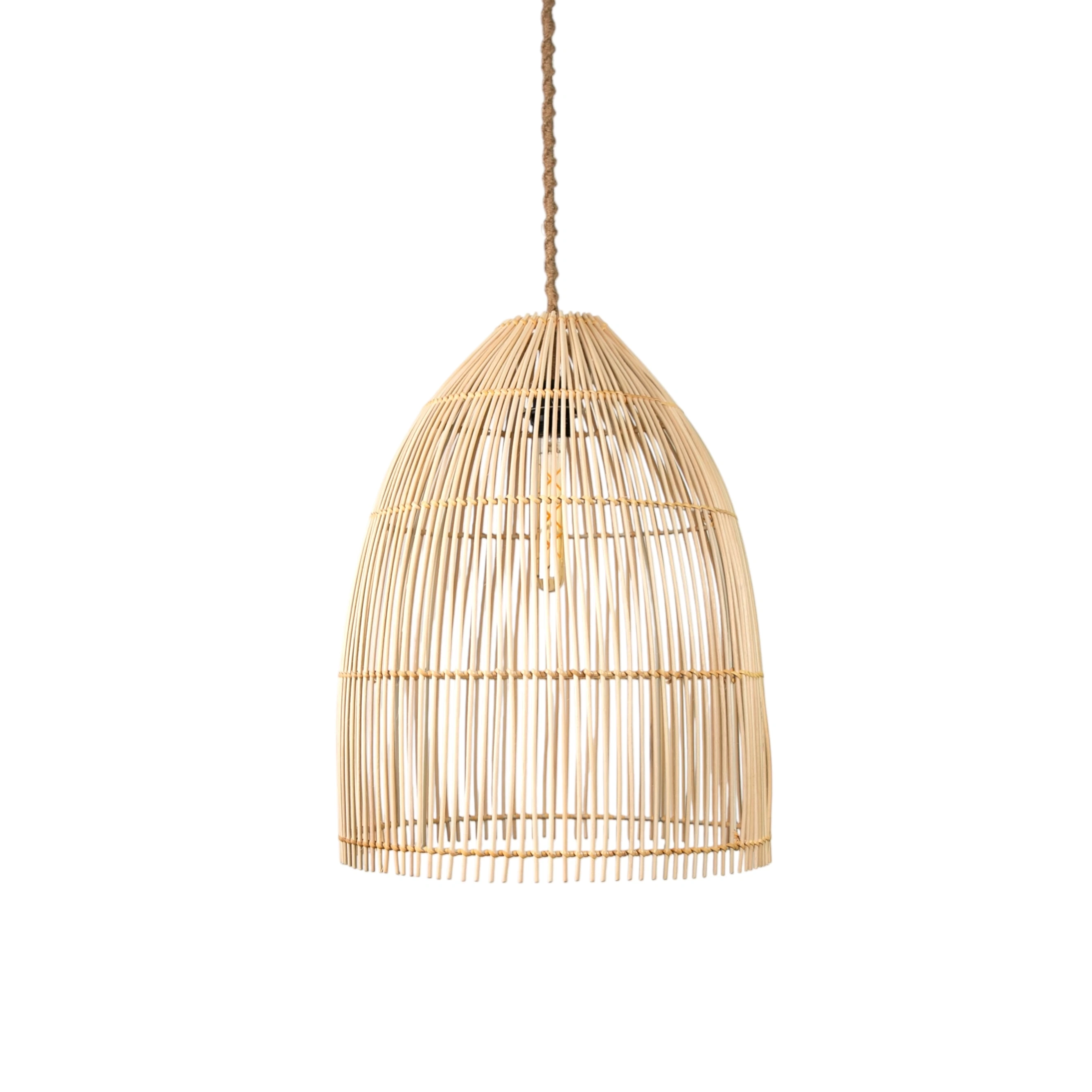 Rattan Thalia Düz Avize