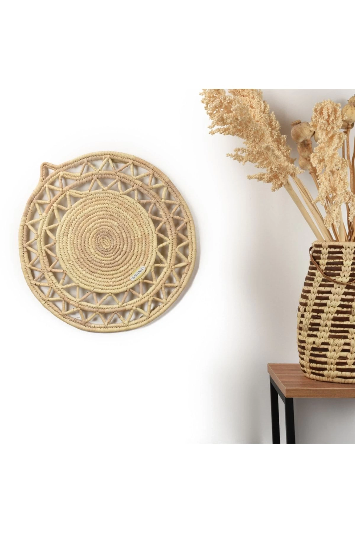 Rubus Hasır Duvar Tabağı 40 Cm