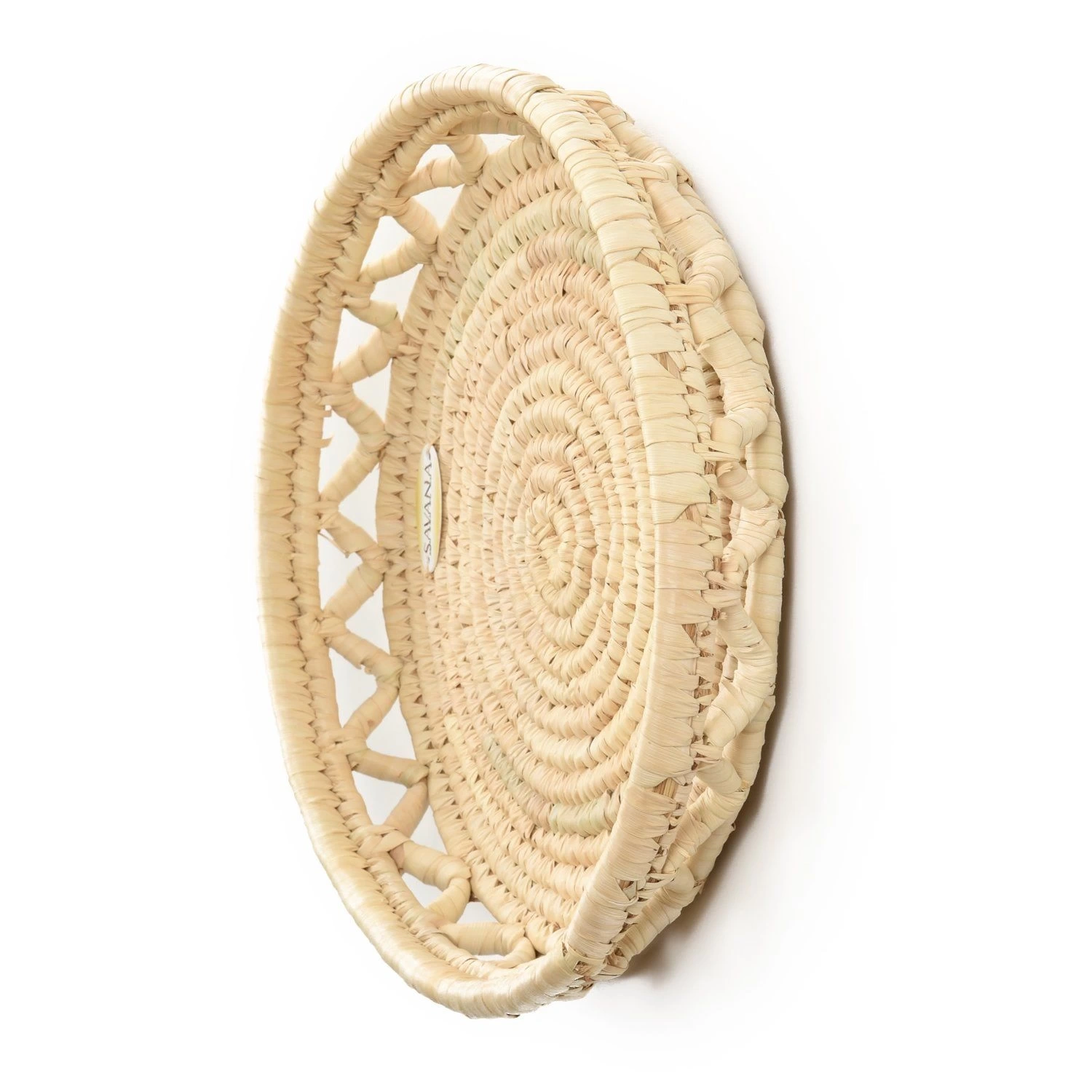 Salvia Hasır Duvar Tabağı Büyük Boy