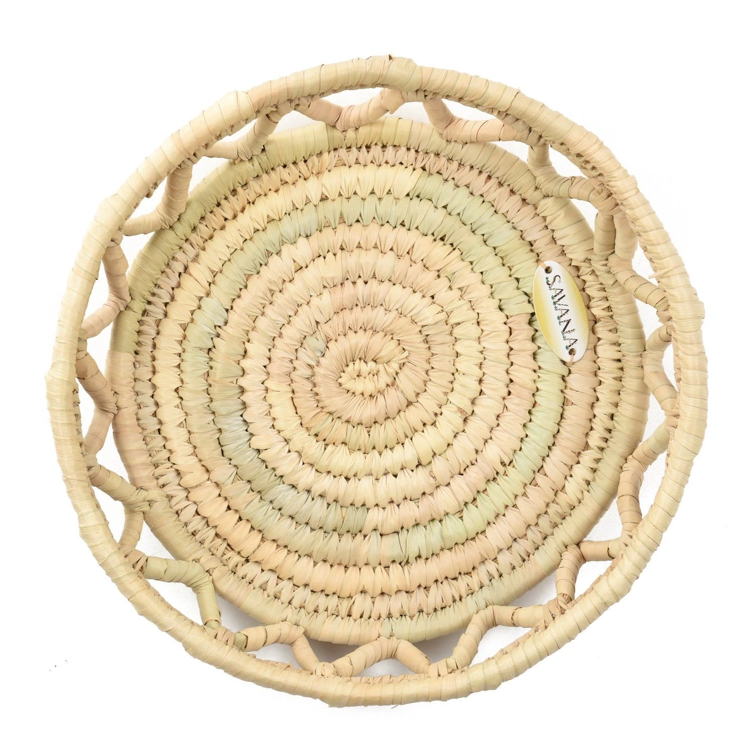 Salvia Hasır Duvar Tabağı Orta Boy 25 cm
