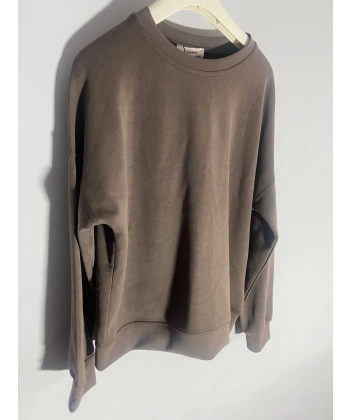 KAHVERENGİ OVERSİZE SWEATSHİRT