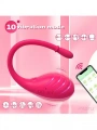 204507-TELEFON KONTROLLÜ GİYİLEBİLİR VİBRATÖR -PEMBE