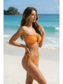 Alesbutik Büzgü Detaylı Straplez Bikini