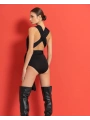 Alesbutik, Derin V Yaka ve Belden Kuşaklı Bodysuit, 24473