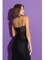 Taş Askılı Siyah Tül Bodysuit 28623