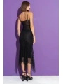 Taş Askılı Siyah Tül Bodysuit 28623