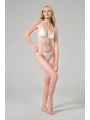 Alesbutik Beyaz Boyunda Bağlamalı Bikini
