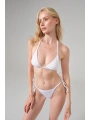 Alesbutik Beyaz Boyunda Bağlamalı Bikini