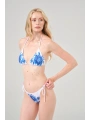 Alesbutik Desenli 3lü Bikini Takım