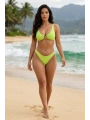 Alesbutik Halka Detaylı Yeşil Bikini