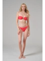 Alesbutik Kırmızı Halka Detaylı Straplez Bikini