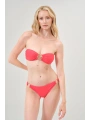 Alesbutik Kırmızı Halka Detaylı Straplez Bikini