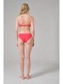 Alesbutik Kırmızı Halka Detaylı Straplez Bikini