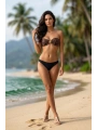Alesbutik Straplez Toka Detaylı Leopar Brazilian Bikini