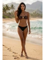 Alesbutik Straplez Toka Detaylı Leopar Brazilian Bikini