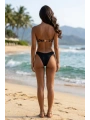 Alesbutik Straplez Toka Detaylı Leopar İpli Brazilian Bikini