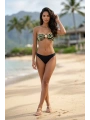 Alesbutik Toka Detaylı Zebra Desenli Straplez Brazilian Bikini