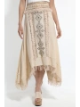 Etnik Desenli Püsküllü Otantik Etek