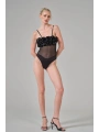 güllü Fırfırlı Bodysuit