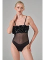 güllü Fırfırlı Bodysuit