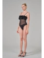 güllü Fırfırlı Bodysuit