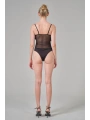 güllü Fırfırlı Bodysuit